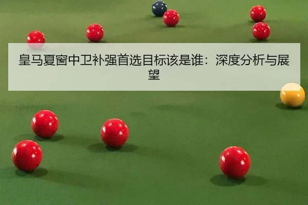 皇马夏窗中卫补强首选目标该是谁：深度分析与展望
